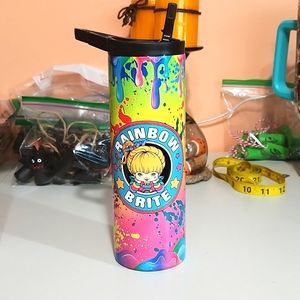 Rainbow Brite tumbler